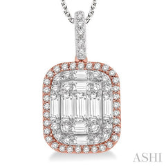 ASHI Halo Fusion Diamond Pendant 930H1PPFVPDWP