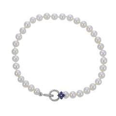 Imperial Partners 14KT White Gold Freshwater Pearl Bracelet 932310/FWAA