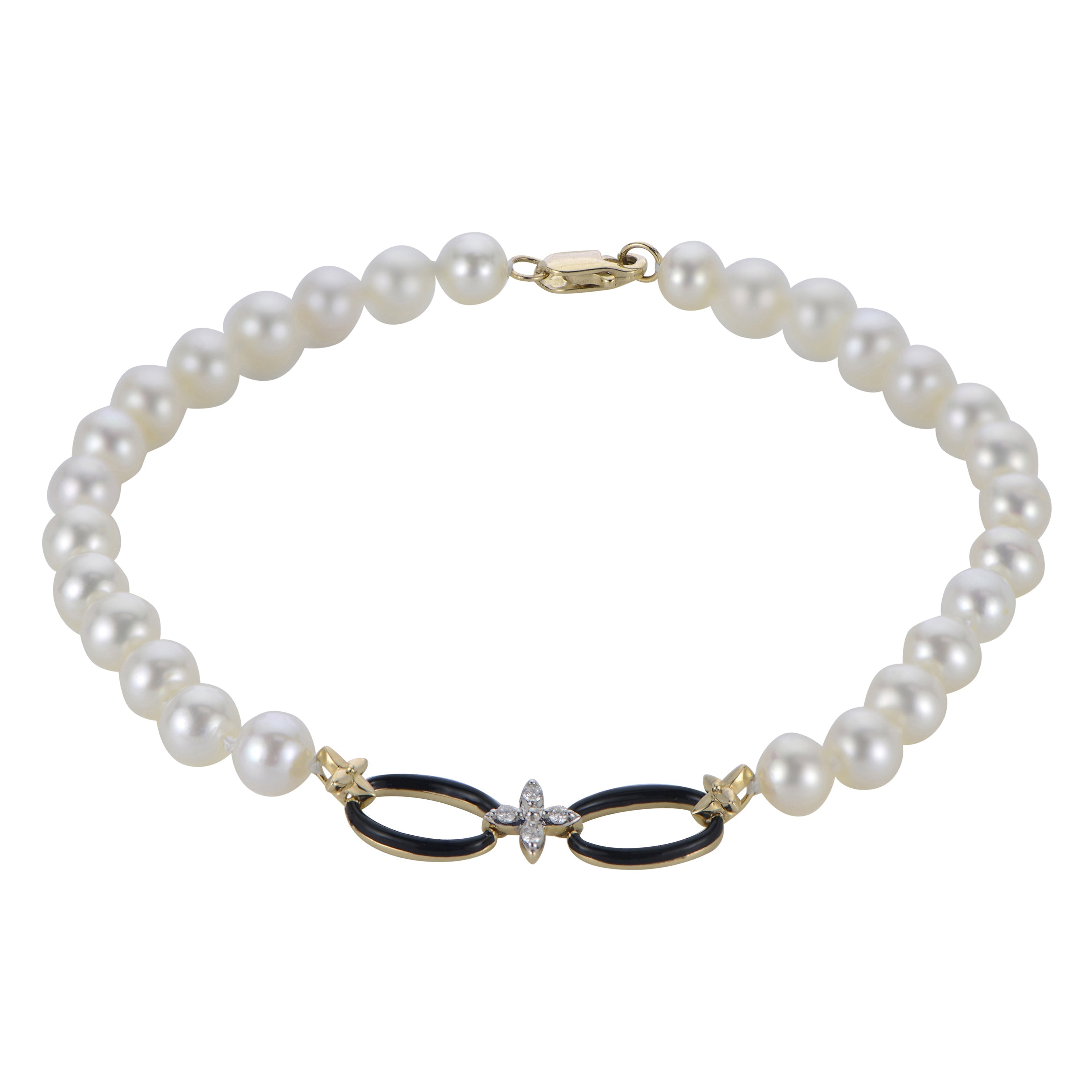 Parkplace Pearls 14KT Yellow Gold Freshwater Pearl Bracelet 932967/FWAA
