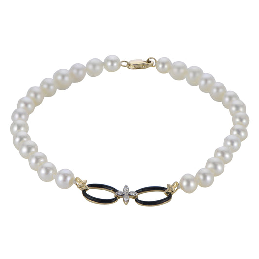 Parkplace Pearls 14KT Yellow Gold Freshwater Pearl Bracelet 932967/FWAA