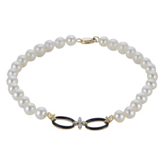 Parkplace Pearls 14KT Yellow Gold Freshwater Pearl Bracelet 932967/FWAA