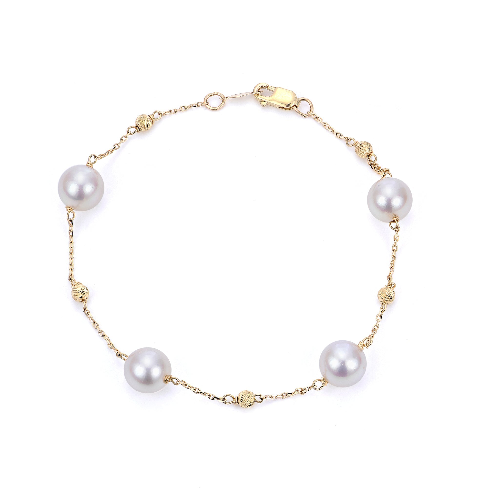 Imperial Partners 14KT Yellow Gold Akoya Pearl Bracelet 933501/A