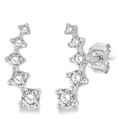 Parkplace Jewelers Petite Diamond Fashion Ear Climbers 649C8PPTSERWG