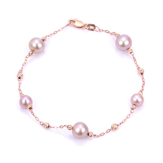 Imperial Partners 14KT Rose Gold Freshwater Pearl Bracelet 934874/NQ