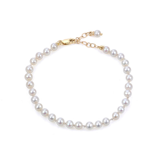 Imperial Partners Children's 14KT Yellow Gold Freshwater Pearl Bracelet 935031/FWAA