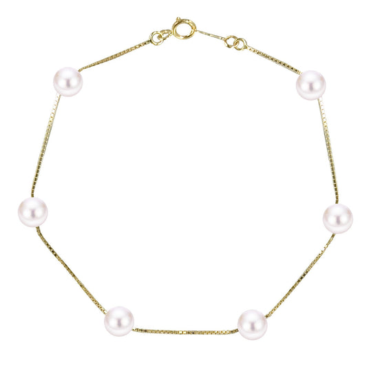 Parkplace Pearls 14KT Yellow Gold Freshwater Bracelet 935257