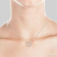 ASHI Heart Shape Diamond Pendant 93762PPFHNKWG