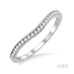 ASHI Diamond Wedding Band 14798PPFHWG-WB