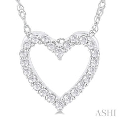 ASHI Heart Shape Diamond Fashion Pendant 94058PPFSPDWG