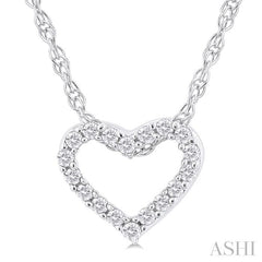 ASHI Heart Shape Diamond Fashion Pendant 94059PPTSPDWG