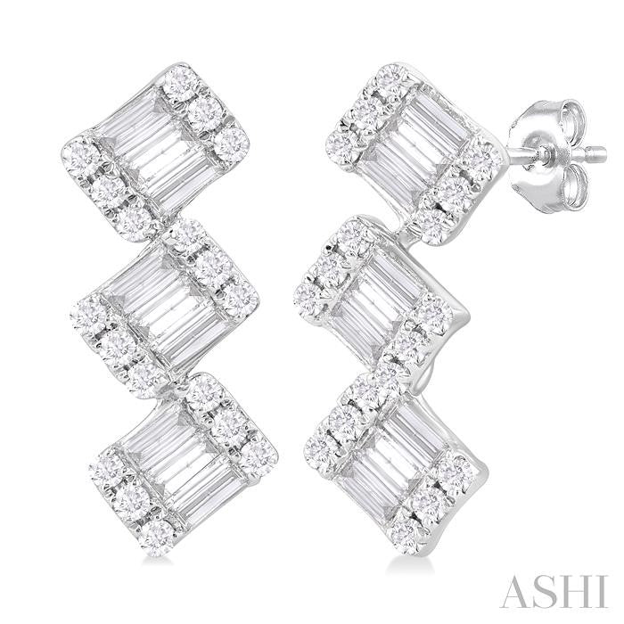 ASHI Fusion Diamond Earrings 940H5PPTGERWG