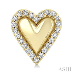 ASHI Petite Heart Diamond Fashion Earrings 94277PPTSERYG