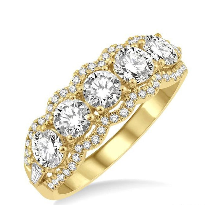 Parkplace Jewelers Round Shape 5 Stone Diamond Fashion Ring 373B0PPFGYG-1.50