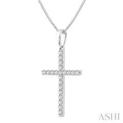 ASHI Cross Diamond Fashion Pendant 950D6PPFGPDWG