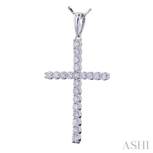 ASHI Cross Diamond Fashion Pendant 951D3PPFGPDWG