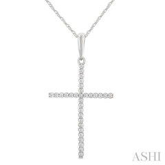 ASHI Cross Diamond Fashion Pendant 952D8PPTGPDWG