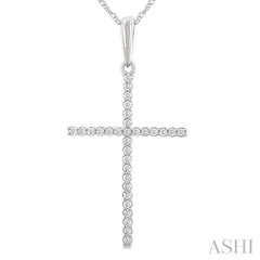 ASHI Cross Diamond Fashion Pendant 952D8PPTGPDYG