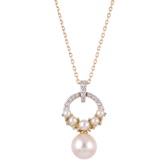 Parkplace Pearls 14KT Yellow Gold Freshwater Pearl Necklace 961073/FWAA