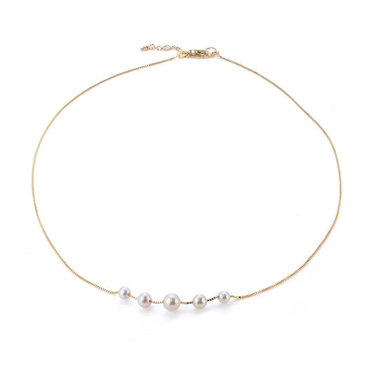 Parkplace Pearls 14KT Yellow Gold Freshwater Pearl Necklace 961788/AA18