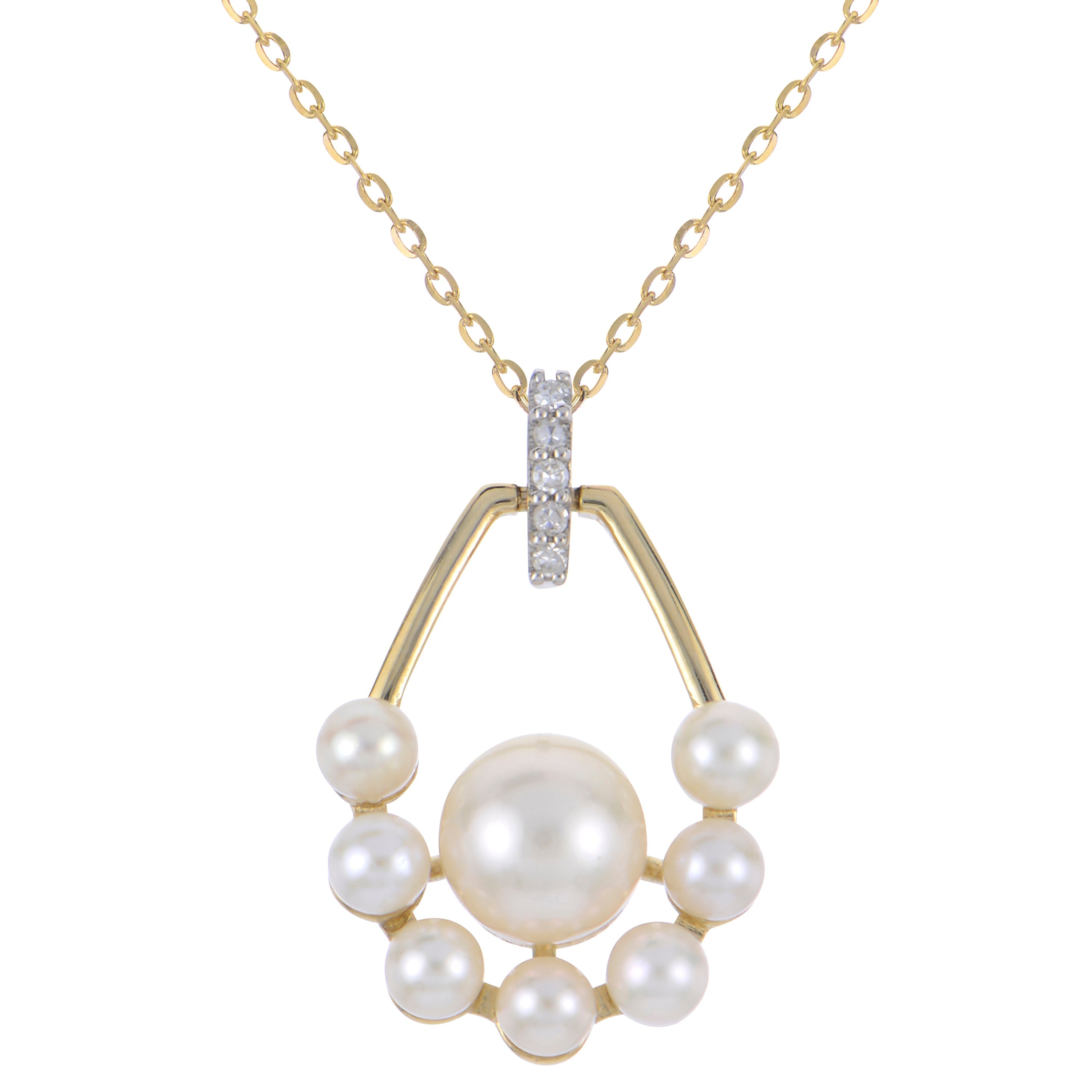 Parkplace Pearls 14KT Yellow Gold Freshwater Pearl Necklace 961921/FWAA
