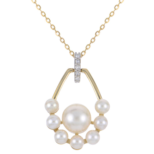 Parkplace Pearls 14KT Yellow Gold Freshwater Pearl Necklace 961921/FWAA