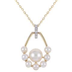 Parkplace Pearls 14KT Yellow Gold Freshwater Pearl Necklace 961921/FWAA