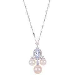 Parkplace Pearls 14KT White Gold Freshwater Pearl Necklace 962156/FWAA-AQ
