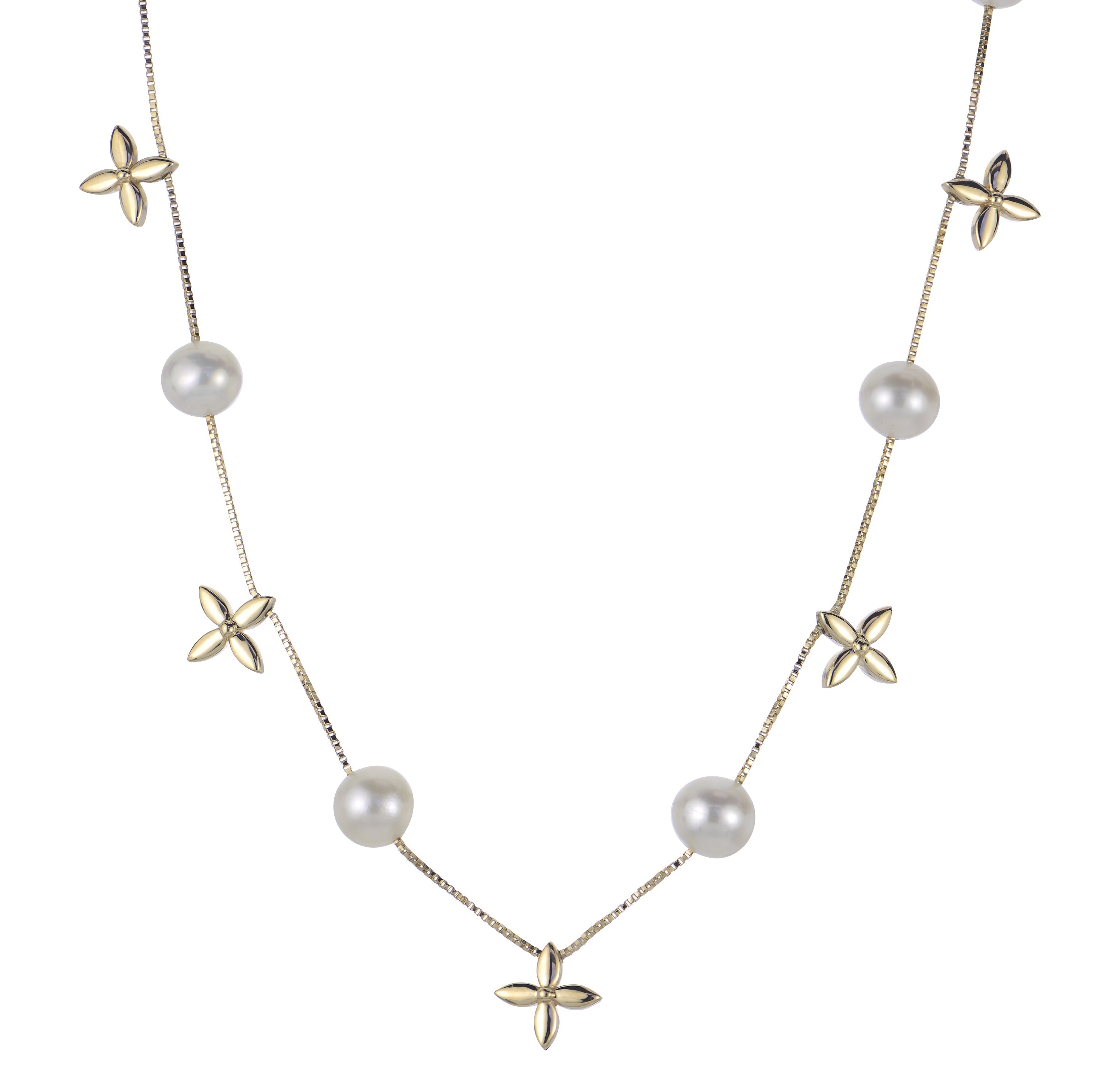 Parkplace Pearls 14KT Yellow Gold Freshwater Pearl Necklace 962217/FWAA