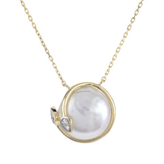 Parkplace Pearls 14KT Yellow Gold Freshwater Coin Pearl Necklace 962595/FW