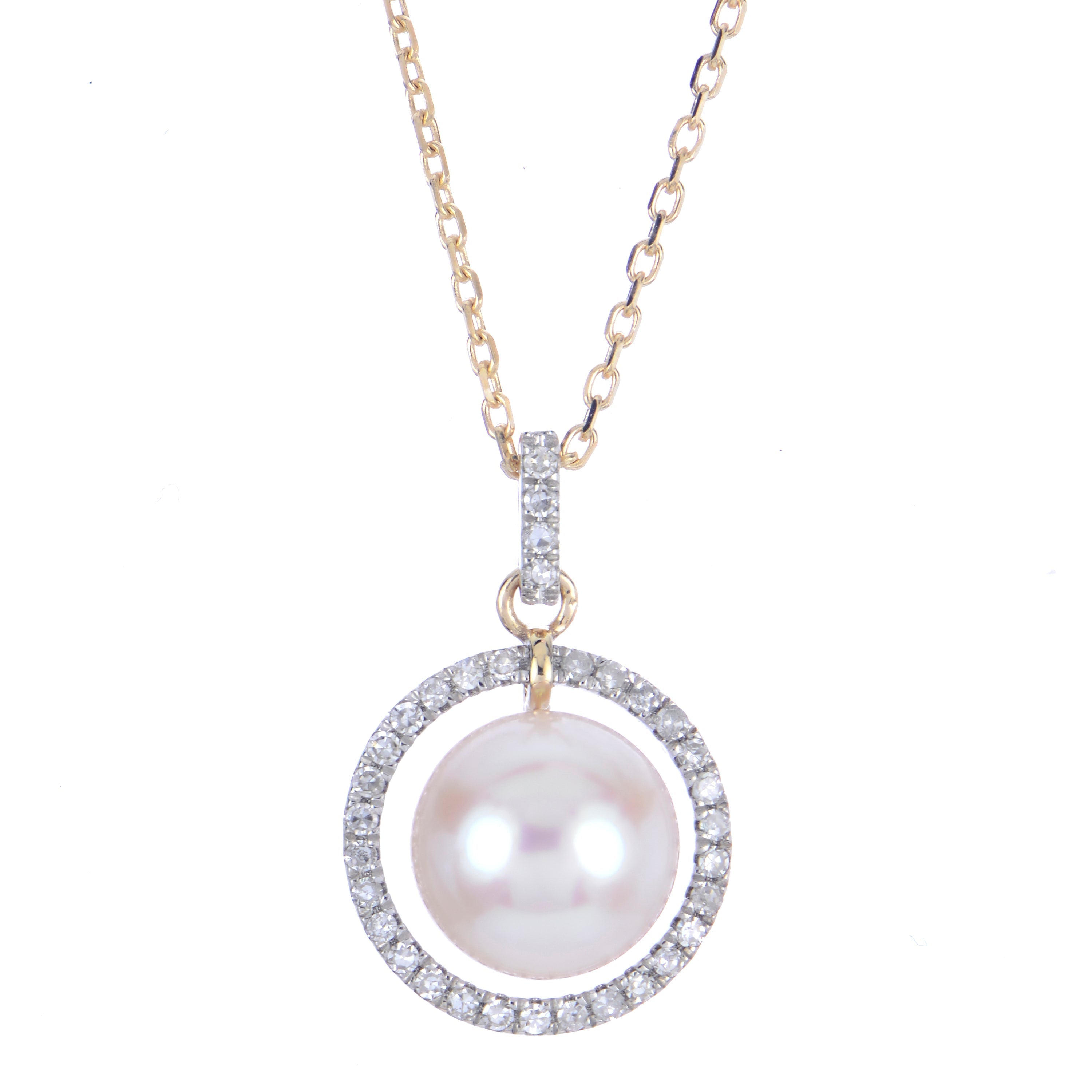 Parkplace Pearls 14KT Yellow Gold Freshwater Pearl Necklace 962767/FWAA