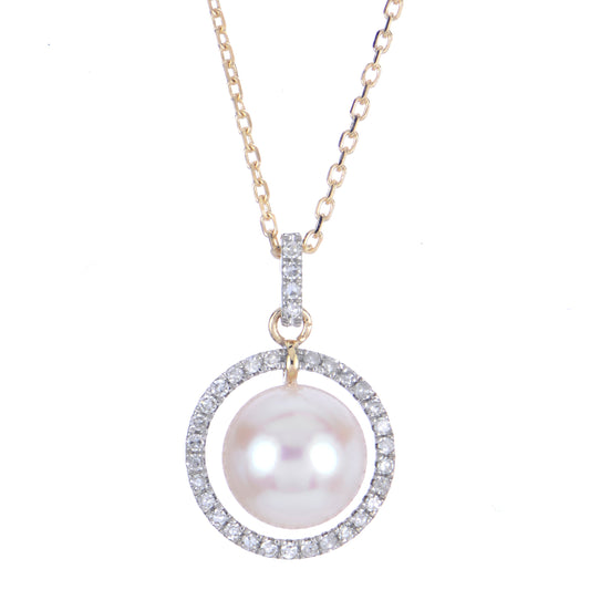 Parkplace Pearls 14KT Yellow Gold Freshwater Pearl Necklace 962767/FWAA