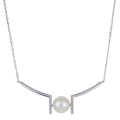 Parkplace Pearls 14KT White Gold Freshwater Pearl Necklace 962922/FWWH-AA