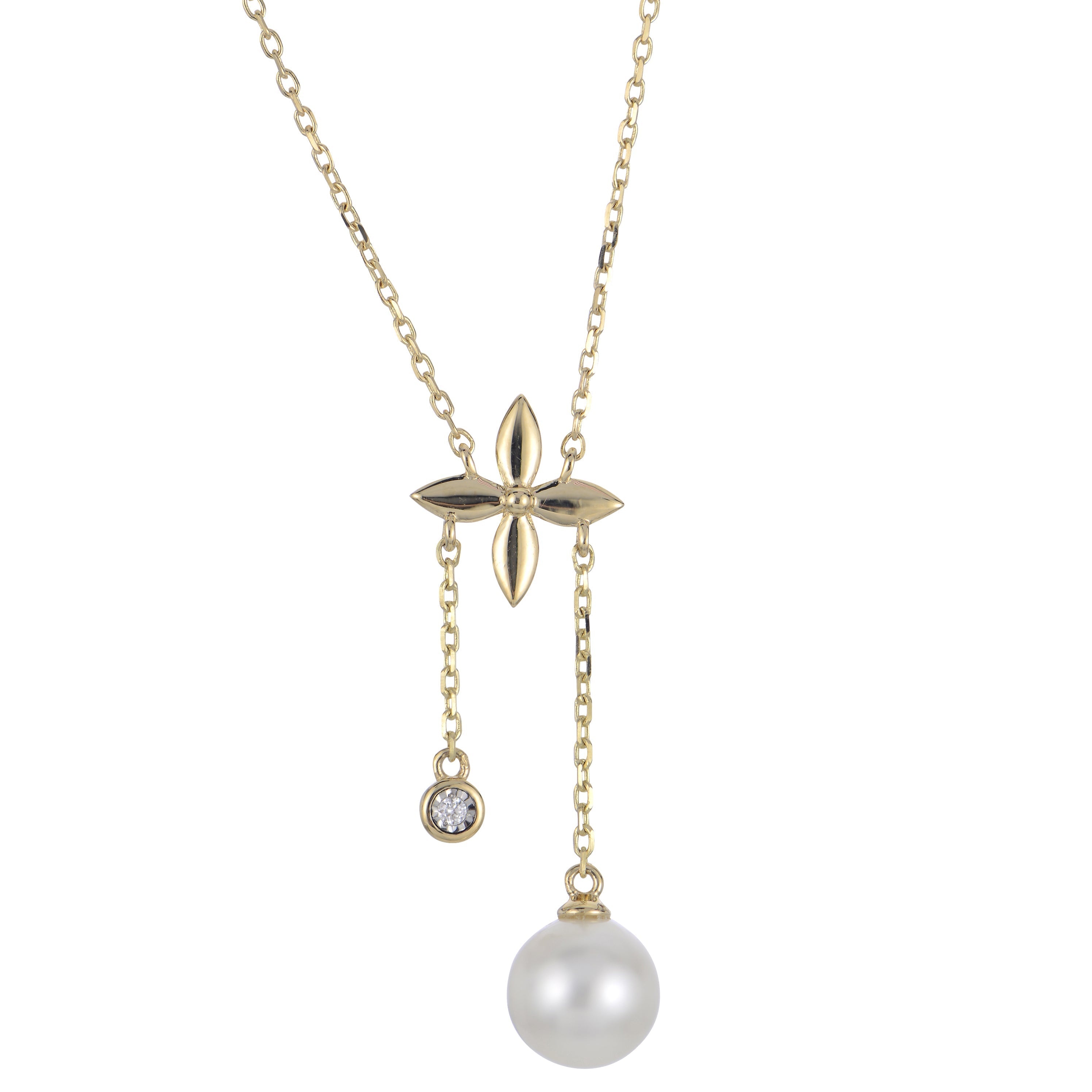 Parkplace Pearls 14KT Yellow Gold Freshwater Pearl Necklace 963208/FWAA
