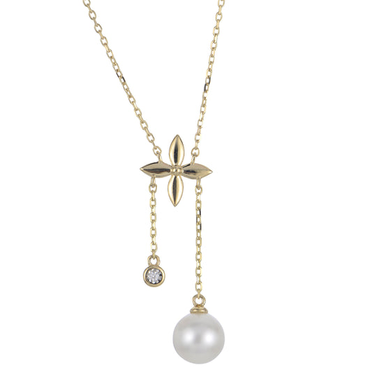 Parkplace Pearls 14KT Yellow Gold Freshwater Pearl Necklace 963208/FWAA