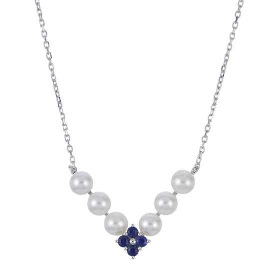 Parkplace Pearls 14KT White Gold Freshwater Pearl Necklace 963277/FWWH-AA