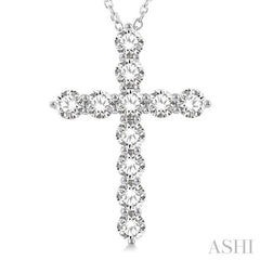 ASHI Cross Diamond Fashion Pendant 96450PPFHPDWG-4.00