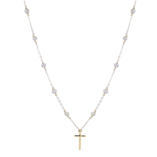 Parkplace Pearls Children's 14KT Yellow Gold Freshwater Pearl Necklace 965037/FWAA