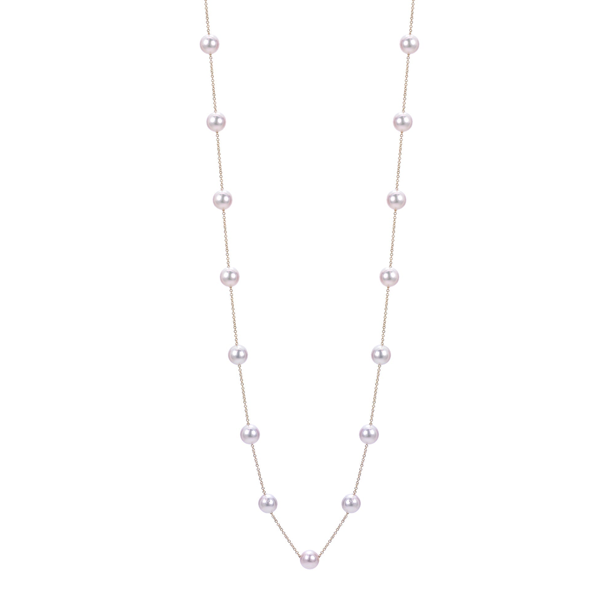 Parkplace Pearls 14KT Yellow Gold Akoya Pearl Necklace 965480/A