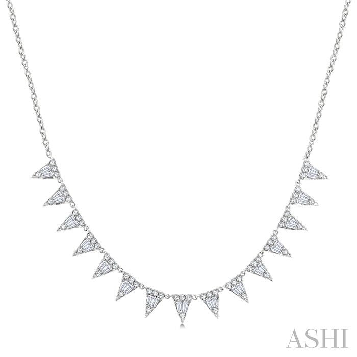 ASHI Diamond Layered Necklace 966Z1PPFGNKWG-1.50
