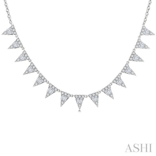 ASHI Diamond Layered Necklace 966Z1PPFGNKWG-1.50