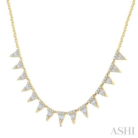 ASHI Diamond Layered Necklace 966Z1PPFGNKYG-1.50
