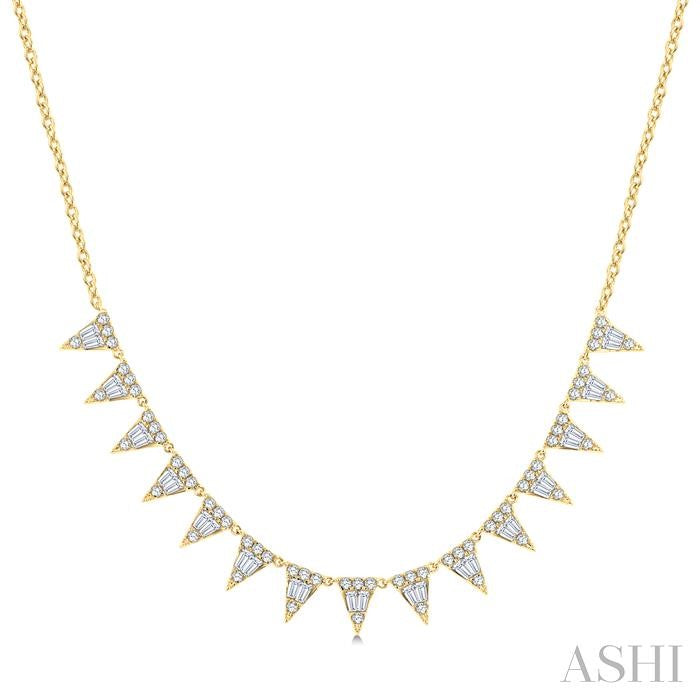 ASHI Diamond Layered Necklace 966Z1PPFGNKYG-1.50