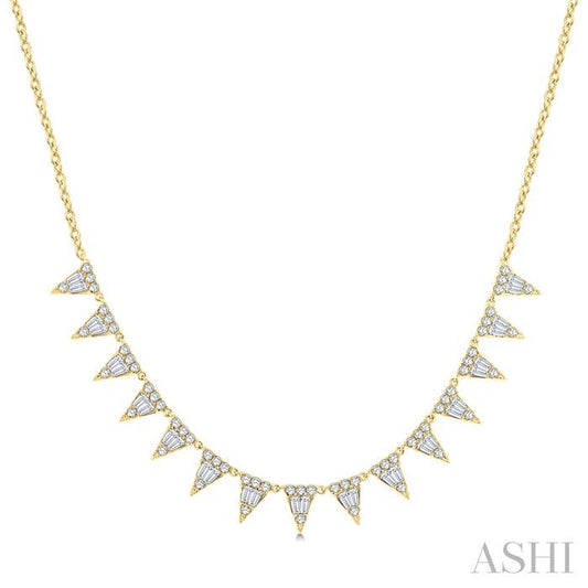 ASHI Diamond Layered Necklace 966Z1PPFGNKYG-1.50