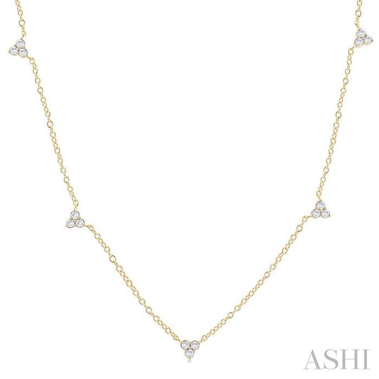 ASHI Diamond Station Necklace 970SHPPFGNKYG