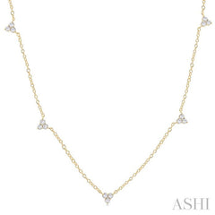 ASHI Diamond Station Necklace 970SHPPFGNKYG