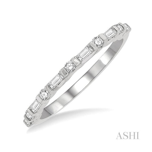 ASHI Stackable Baguette Diamond Fashion Band 319A4PPFHWG