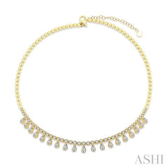 ASHI Diamond Choker Necklace 975Y2PPFGNKYG