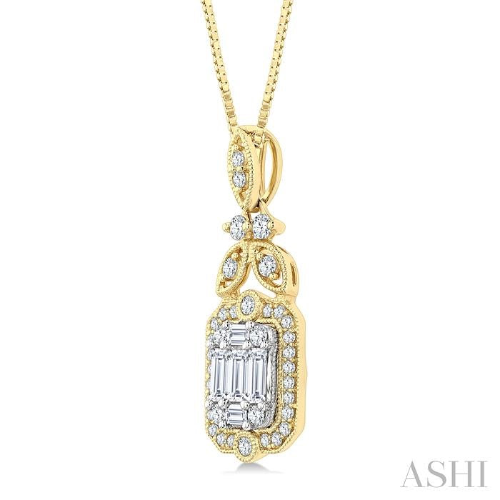 ASHI Fusion Diamond Fashion Pendant 976A3PPFGPDYW