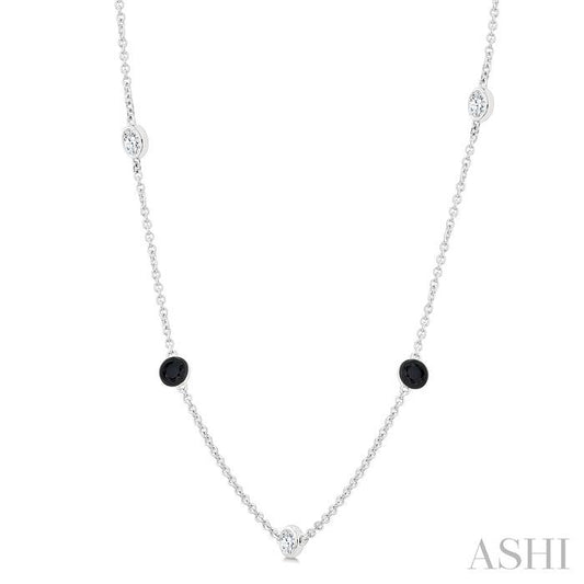 ASHI Diamond Station Necklace 976Y1PPFKNKWG