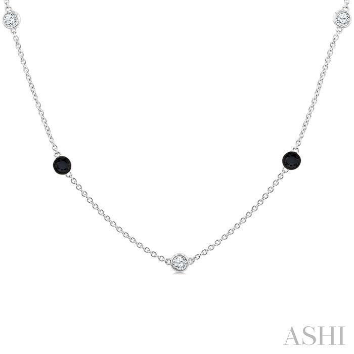 ASHI Diamond Station Necklace 976Y1PPFKNKWG